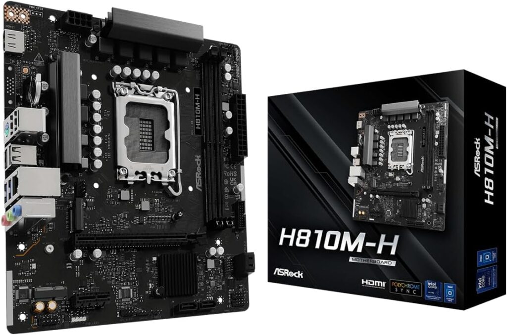 ASRock H810M-H · Intel LGA1851 DDR5 Micro-ATX