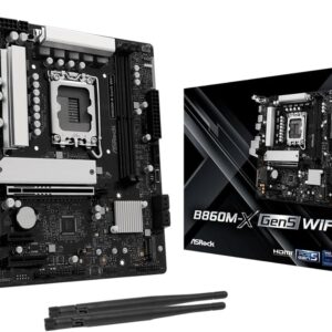 ASRock B860M-X Gen5 WiFi · Intel LGA1851 Micro-ATX