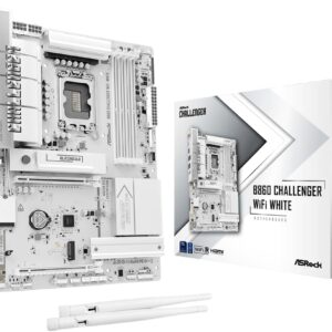ASRock B860 Challenger WiFi White · Intel LGA1851 ATX