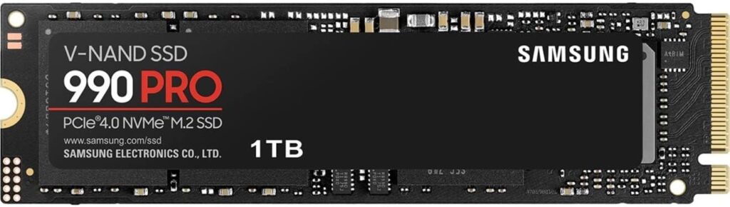 Samsung 990 PRO 1 TB · NVMe PCIe 4.0