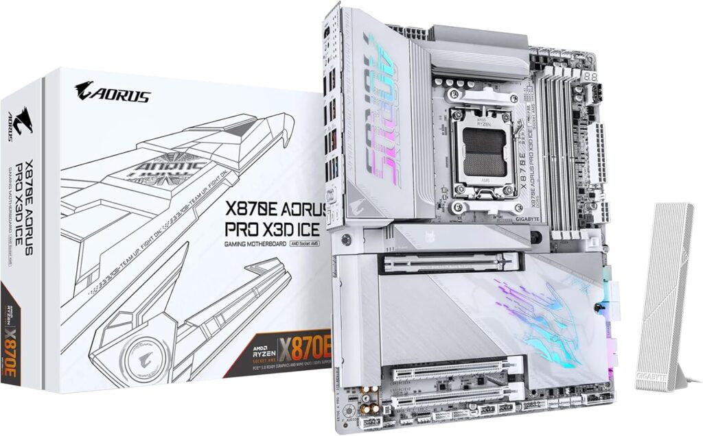 Gigabyte X870E AORUS PRO X3D ICE · AM5 DDR5 ATX