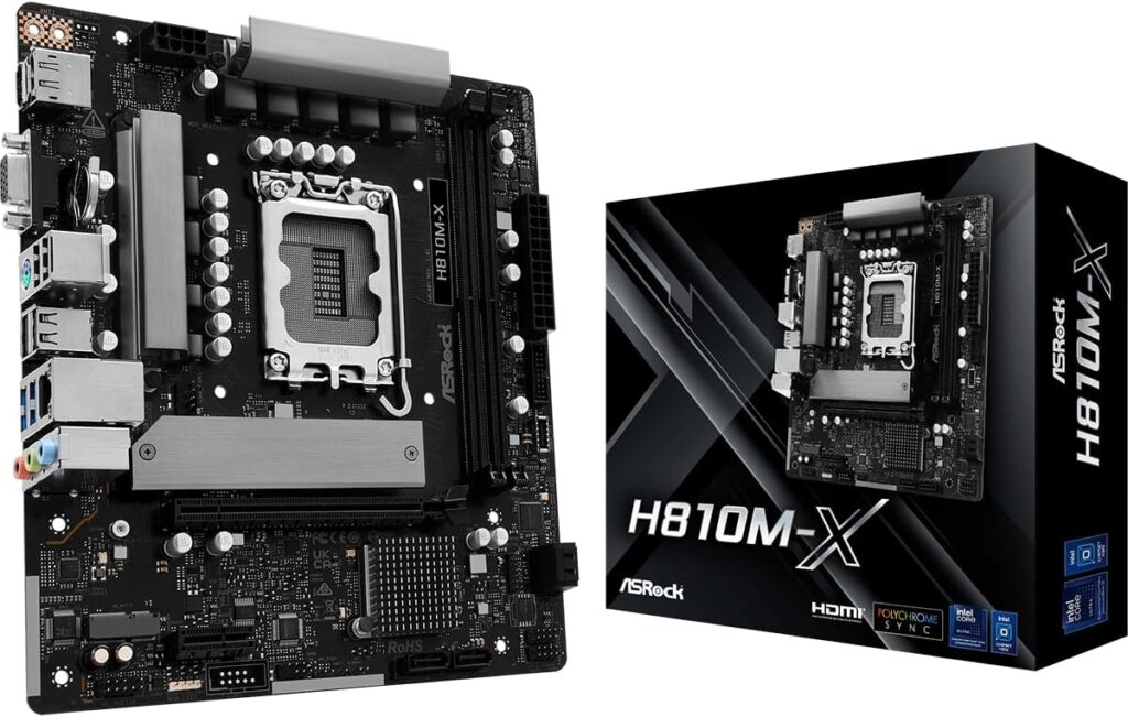 ASRock H810M-X · Intel LGA1851 DDR5 Micro-ATX
