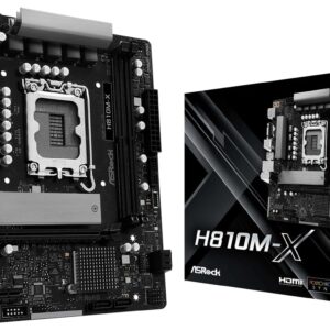 ASRock H810M-X · Intel LGA1851 DDR5 Micro-ATX