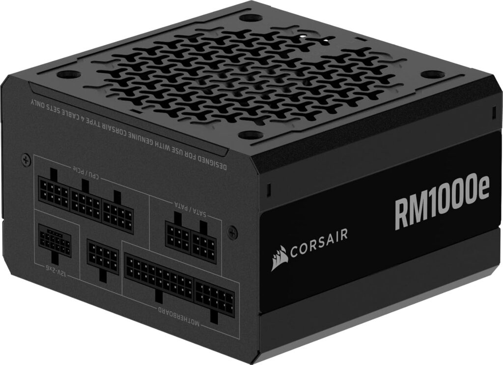Corsair RM1000e 2025 · 1000 W ATX 3.1 modular