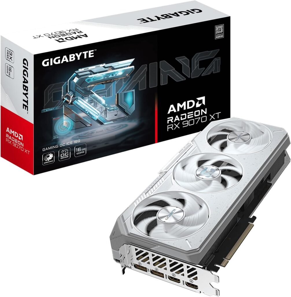 Gigabyte Radeon RX 9070 XT Gaming OC ICE · 16 GB