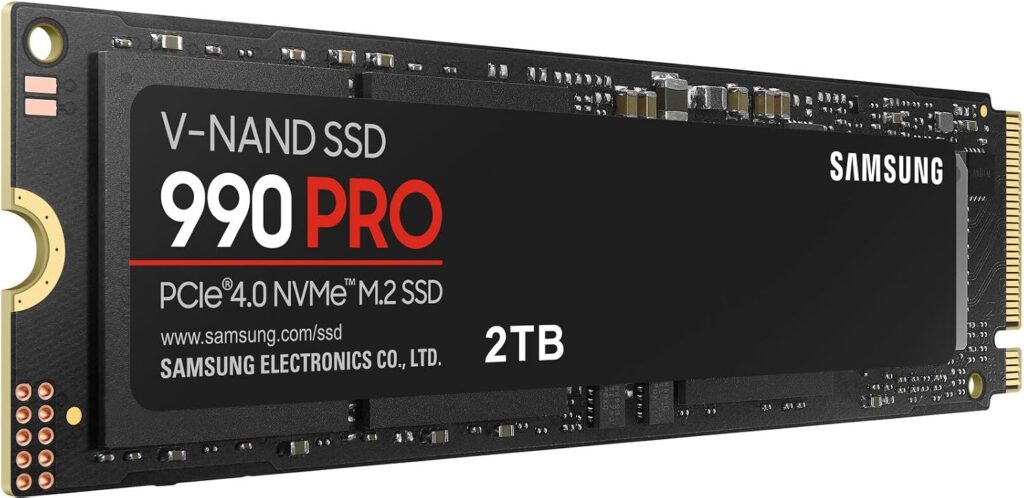 Samsung 990 PRO 2 TB · NVMe PCIe 4.0