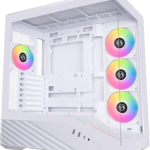 Lian Li Vector V100 White · ATX con 4 ventiladores ARGB