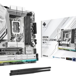 ASRock B860M Steel Legend WiFi · Intel LGA1851 Micro-ATX