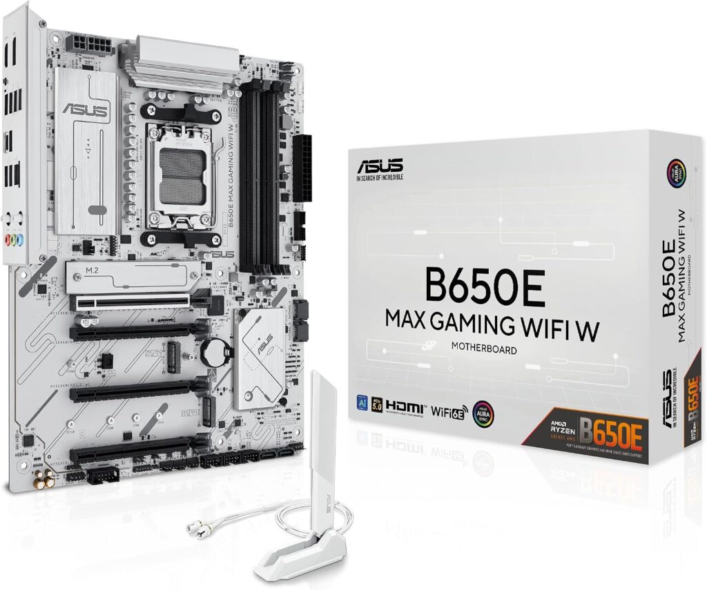 ASUS B650E MAX Gaming WiFi W · AM5 DDR5 ATX