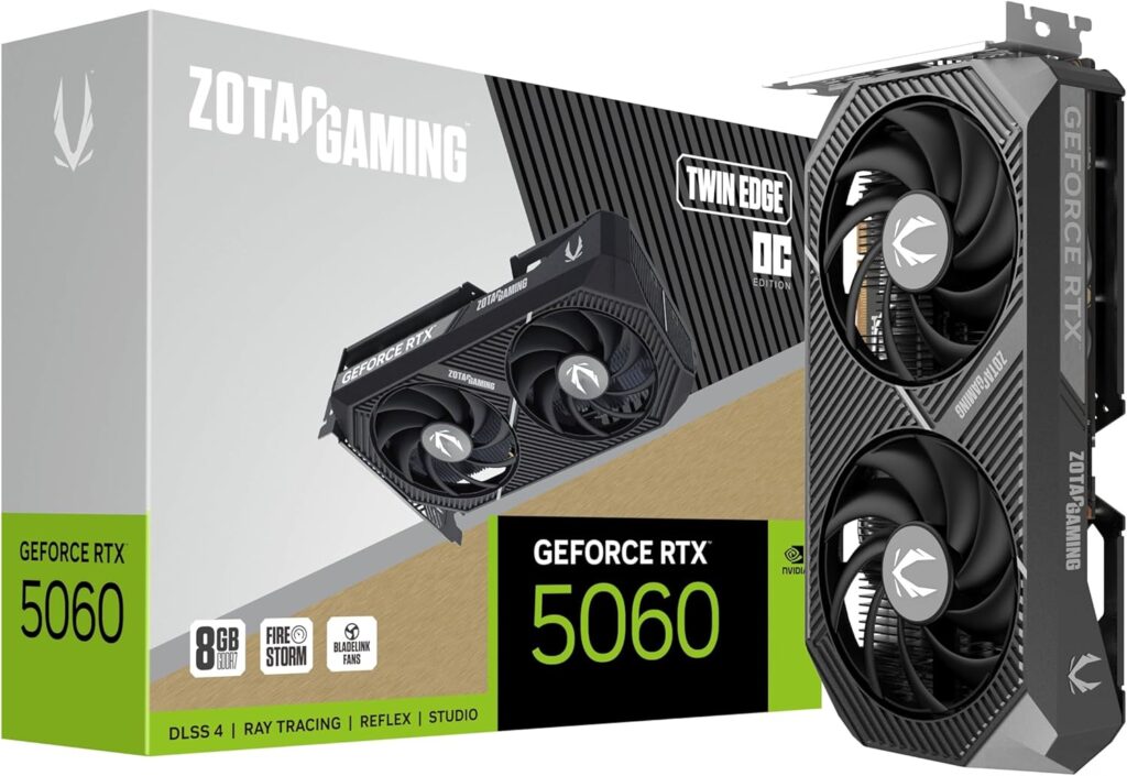 ZOTAC GeForce RTX 5060 Twin Edge OC · 8 GB GDDR7