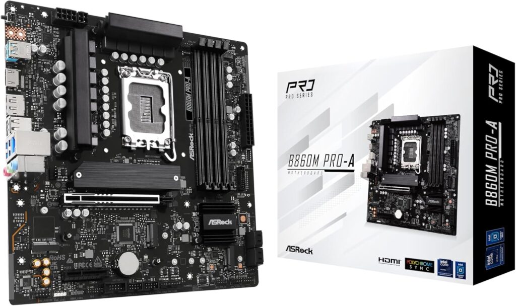 ASRock B860M Pro-A · Intel LGA1851 DDR5 Micro-ATX