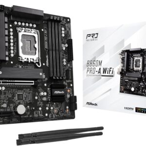 ASRock B860M Pro-A WiFi · Intel LGA1851 Micro-ATX