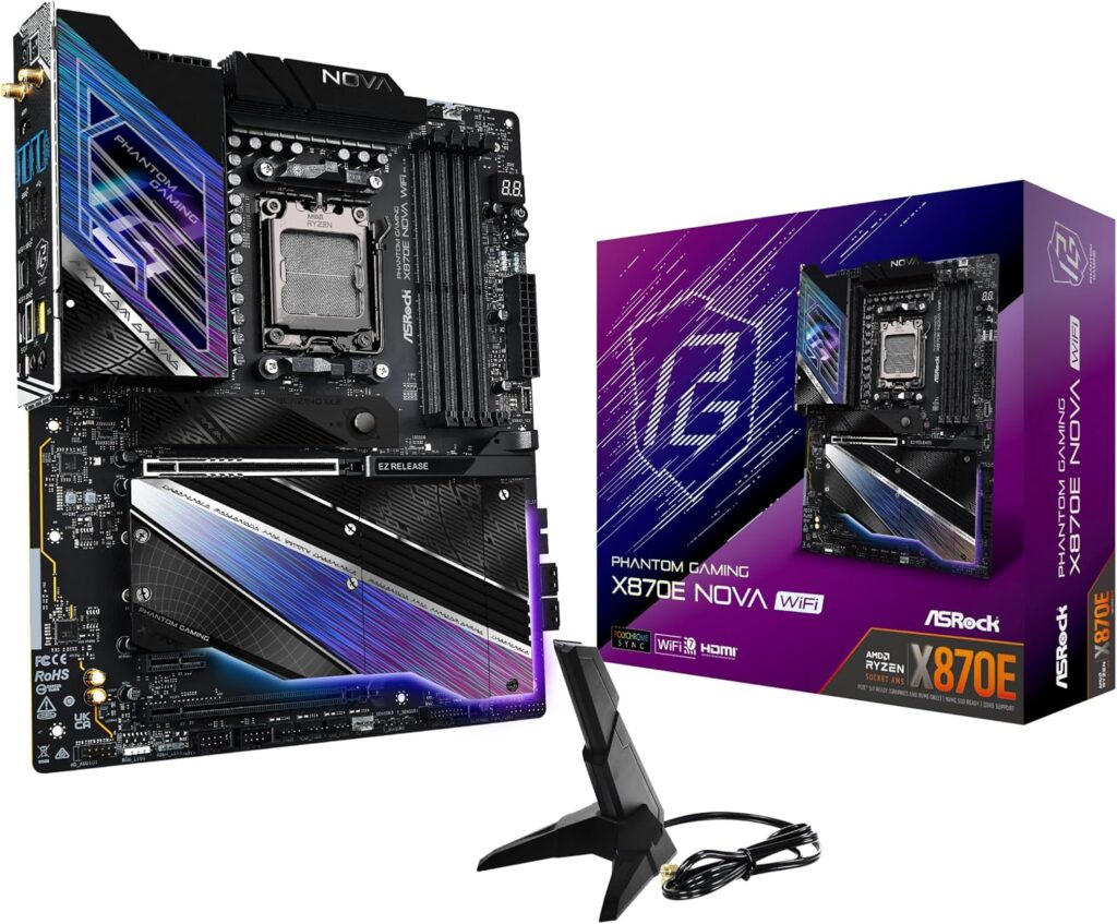 ASRock X870E Nova WiFi · AM5 DDR5 ATX